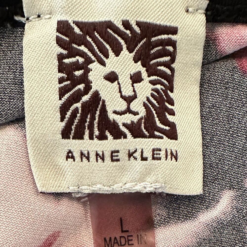Anne Klein Sleeveless Shell Top with Faux Leather Accents - Picture 7 of 8